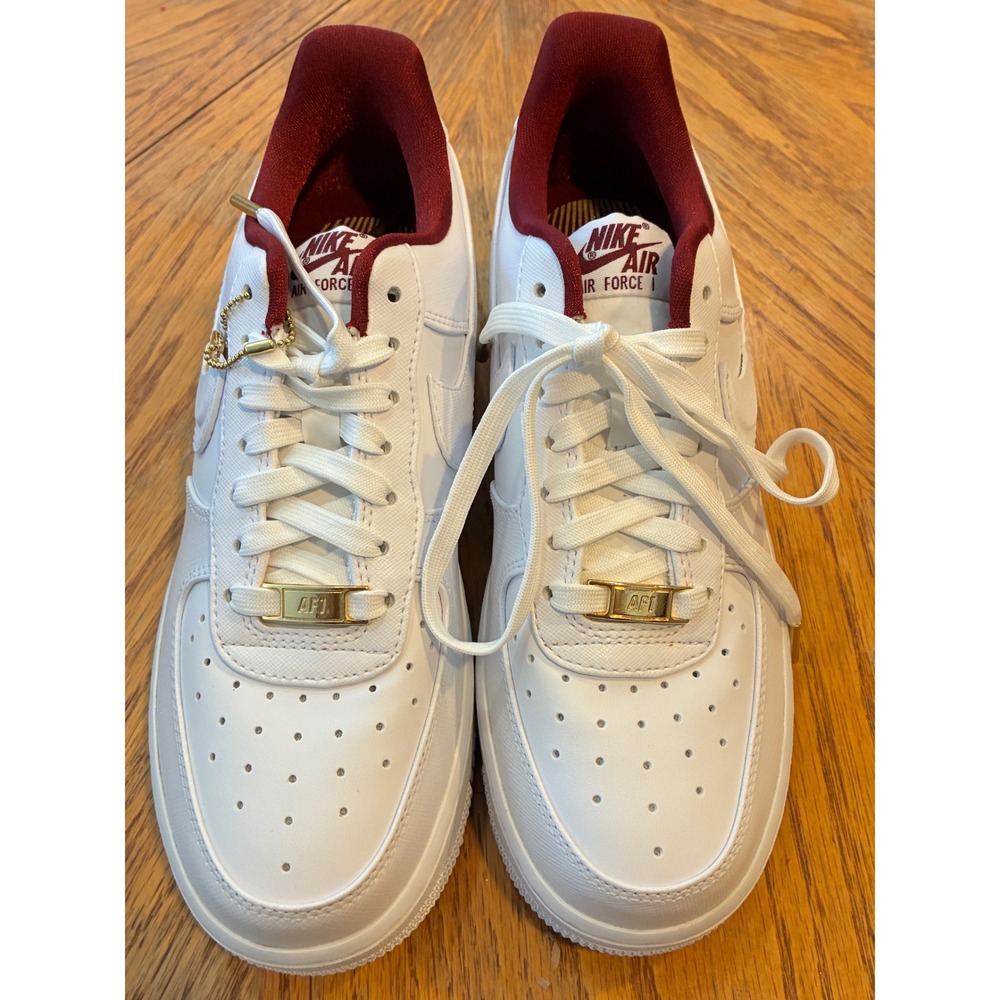 Nike Air Force 1 Low Just Do It MMXXIII White Team Red Gold DV7584-100 women  8